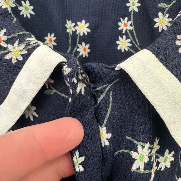 Sara Campbell Vintage Talbots Women’s All Over Floral Button Front Collared Maxi - Picture 6 of 9